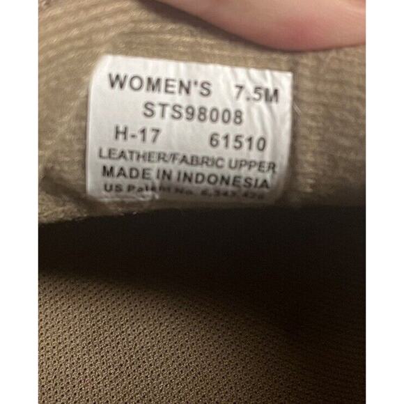 Sperry Top Sider Angelfish Boat Shoe Linen & Gold Size 7.5 Slip on Loafer EUC - Picture 7 of 15